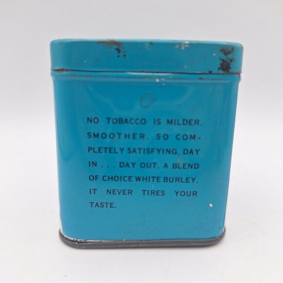 Kentucky Club Tin Blue Cube 2.5 Inch 1 oz Empty Vintage USA - Picture 5 of 7